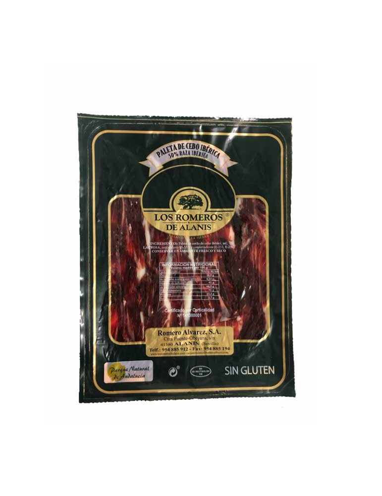 PALETA DE CEBO IBÉRICA 50% R.I. LONCHEADA