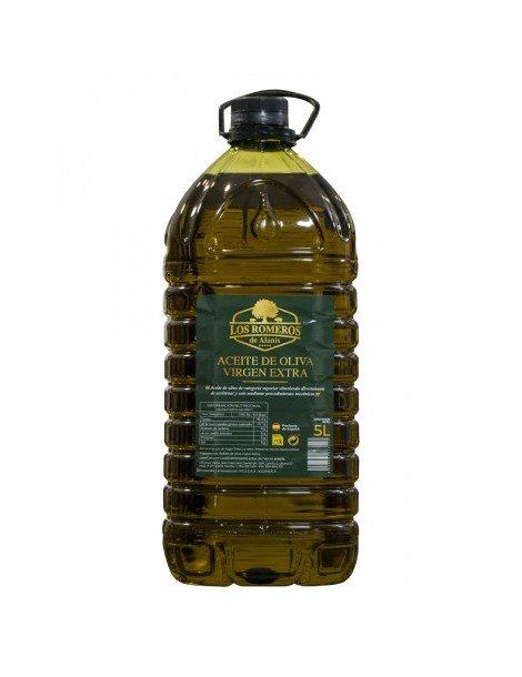 ACEITE DE OLIVA VIRGEN EXTRA "LOS ROMEROS DE ALANÍS" 5 Litros