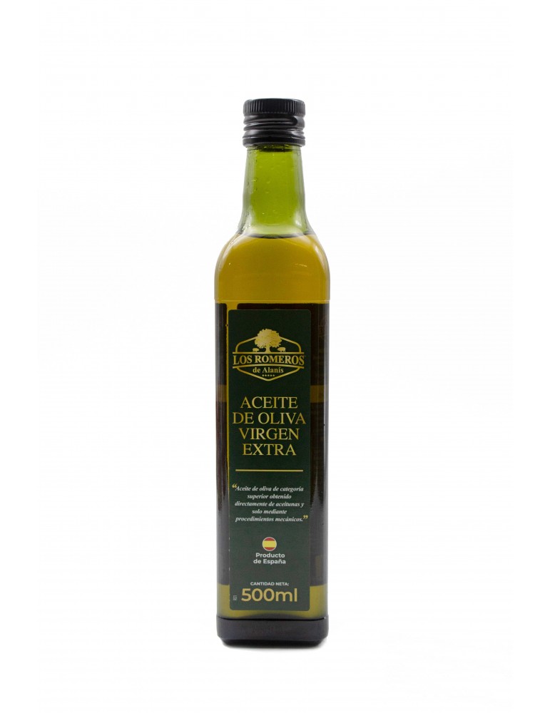 ACEITE DE OLIVA VIRGEN EXTRA "LOS ROMEROS DE ALANÍS" 500 ml